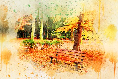 Art abstract nature