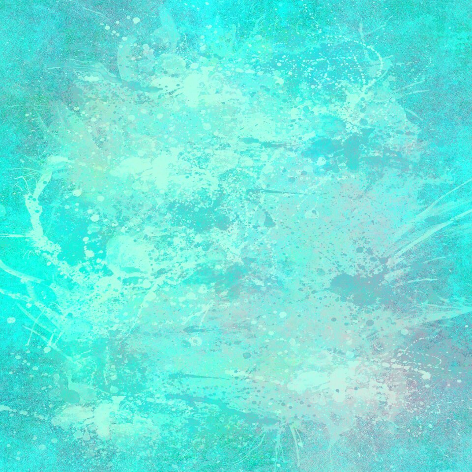 Blue background paint splatter