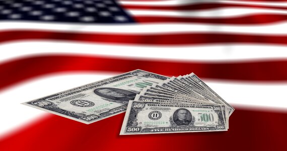 America dollar money