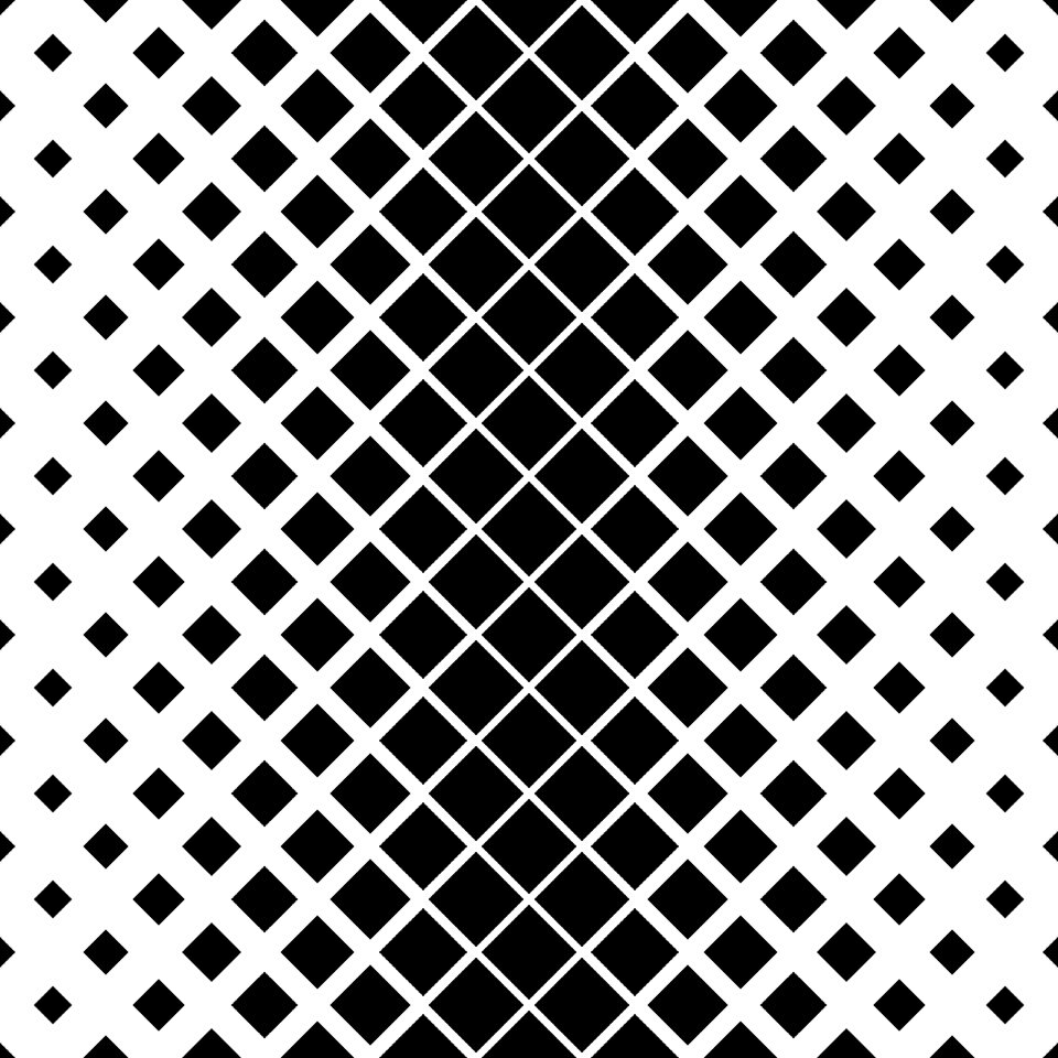 Monochrome black and white seamless pattern