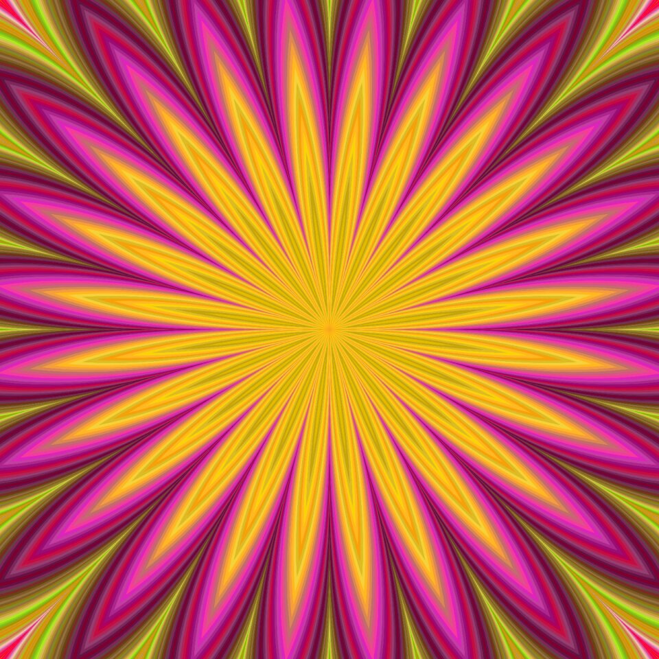 Fabric floral dynamic