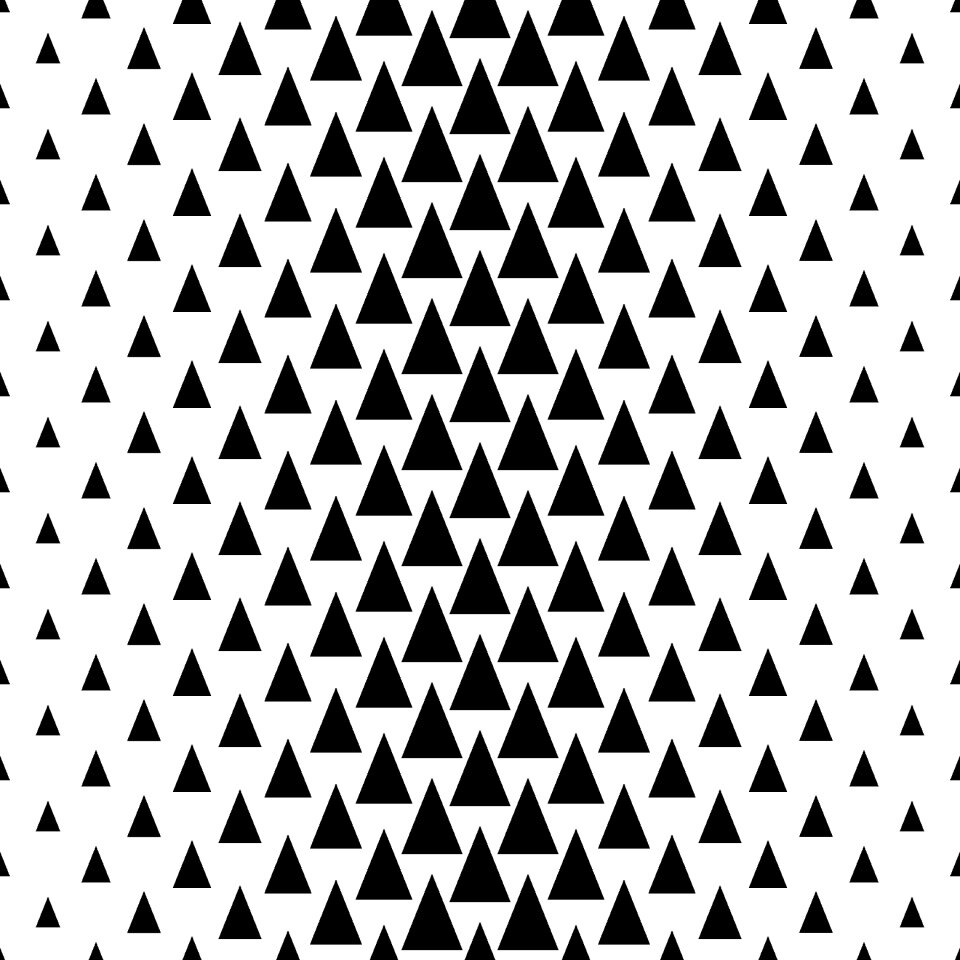 Tree stylized pattern