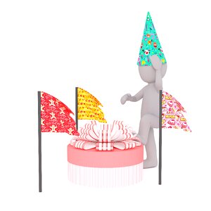 Birthday cake 3dman 3d
