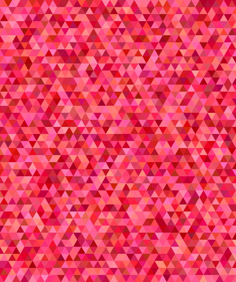 Mosaic abstract red