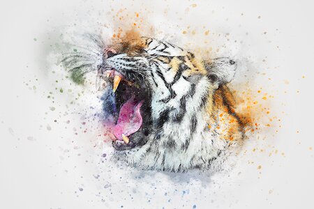 Art abstract watercolor