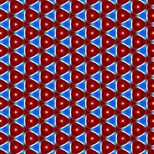 Red blue seamless pattern
