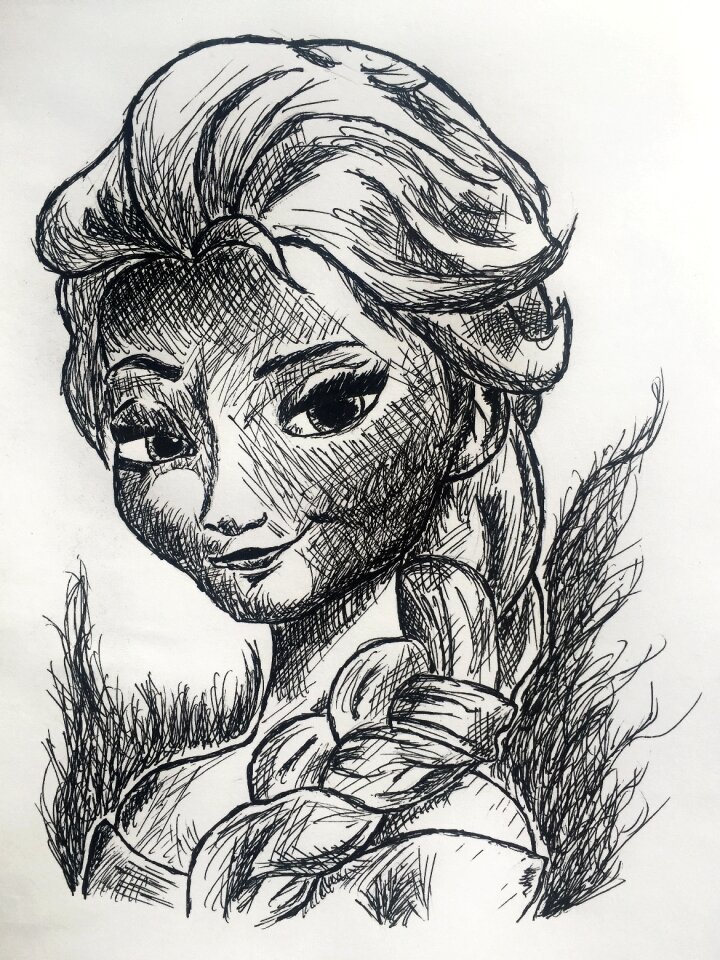 Ice kingdom elsa Free illustrations
