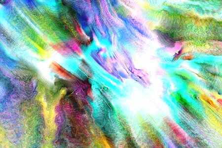 Watercolor vintage colorful