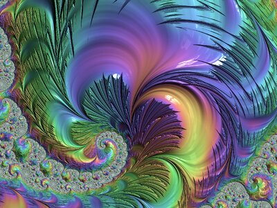Swirl vortex pattern