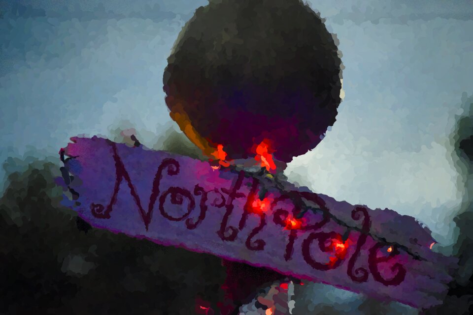 Impressionistic signpost Free illustrations