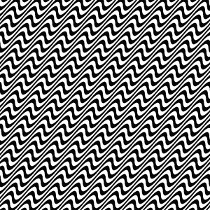 Pattern wave pattern halftone