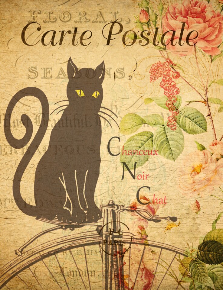 Retro design vintage postcard