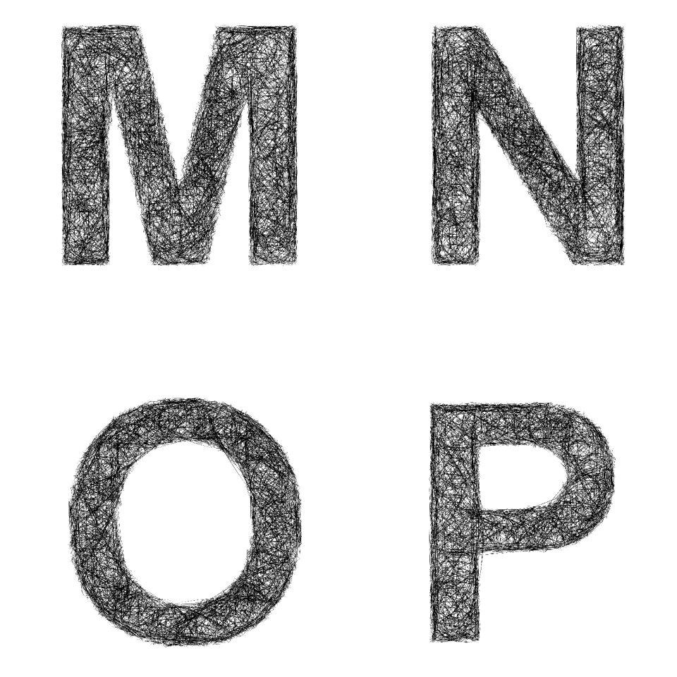 P letter font