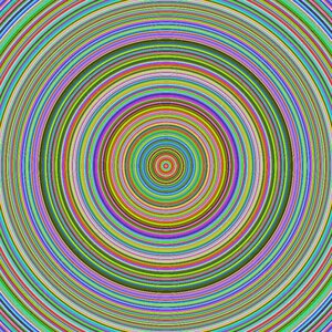 Background hypnotic round