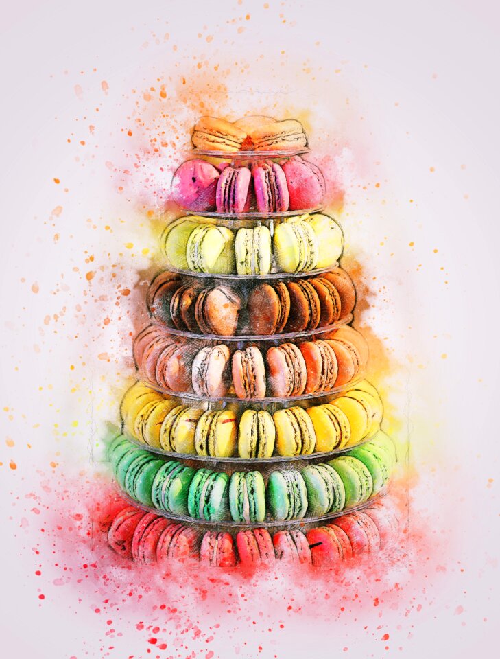 Colorful art abstract