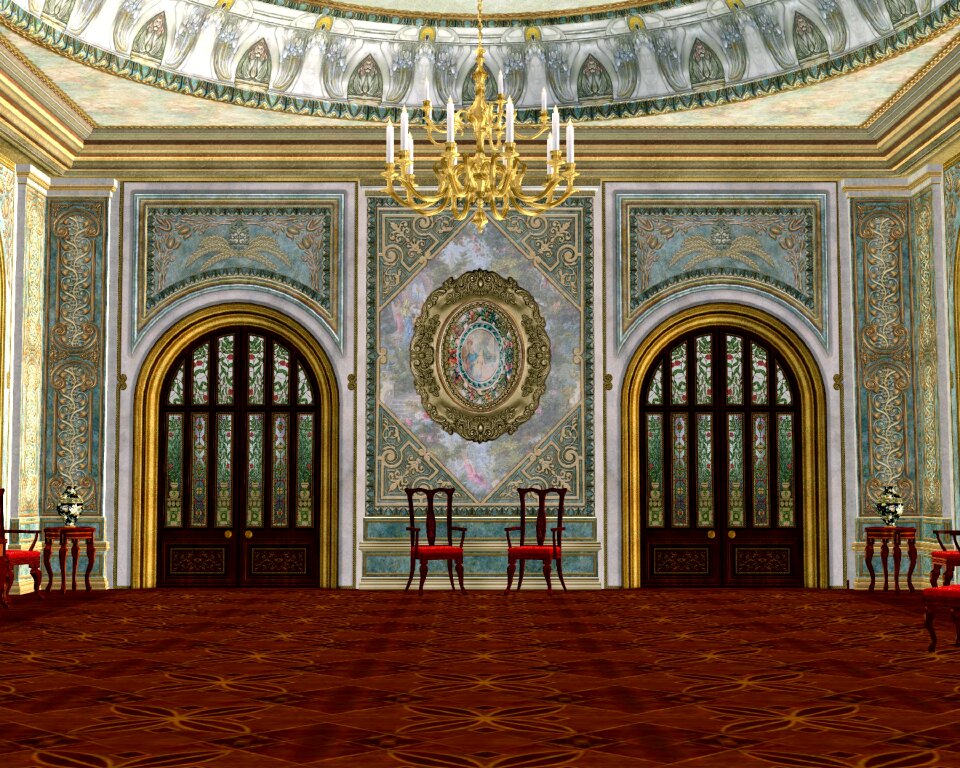 Palace architecture interior