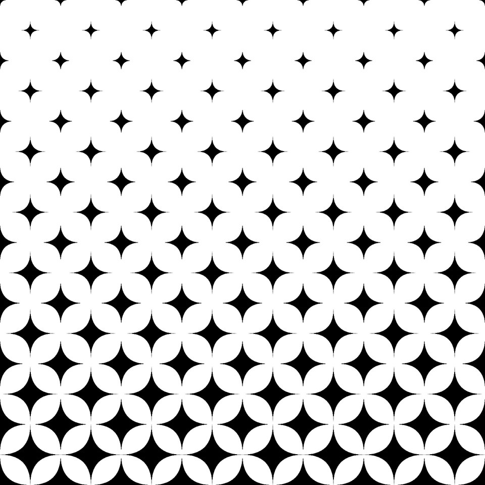 Monochrome repeat background