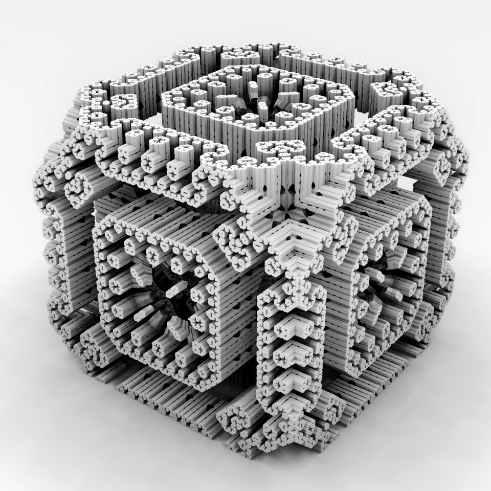 Science 3d gray science