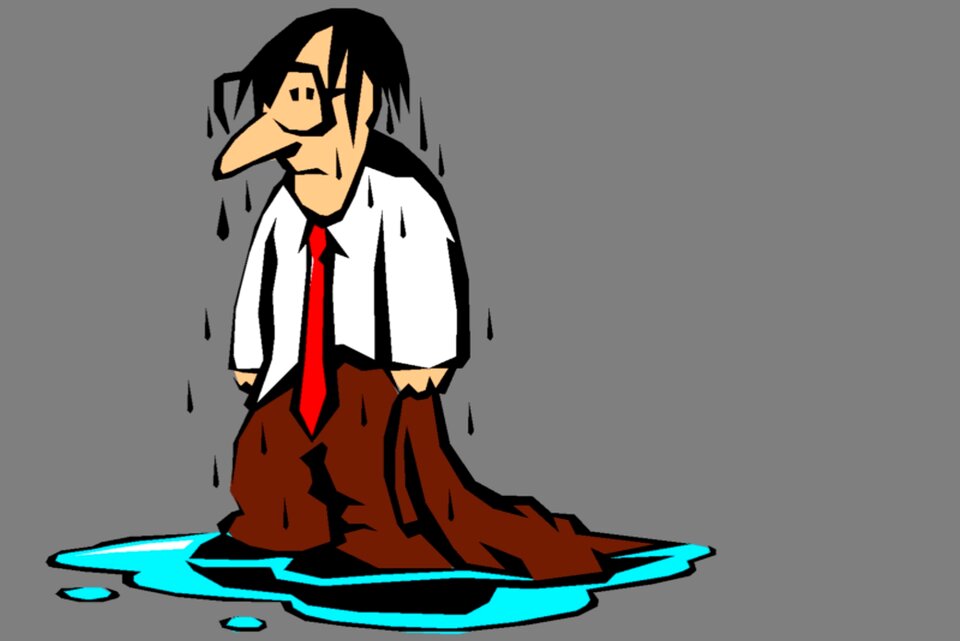 Rain water gray clothes