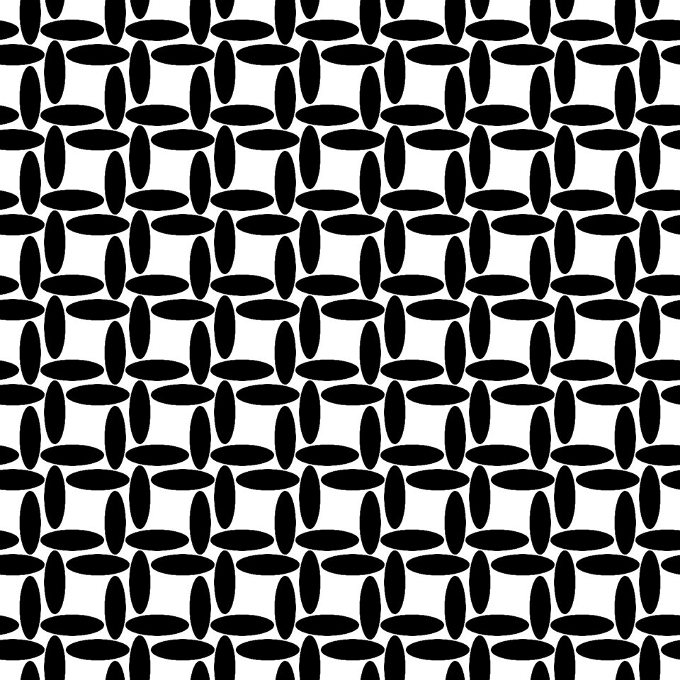 Elliptical monochrome seamless