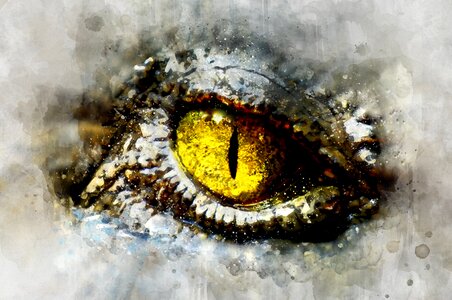 Reptilian animal monster