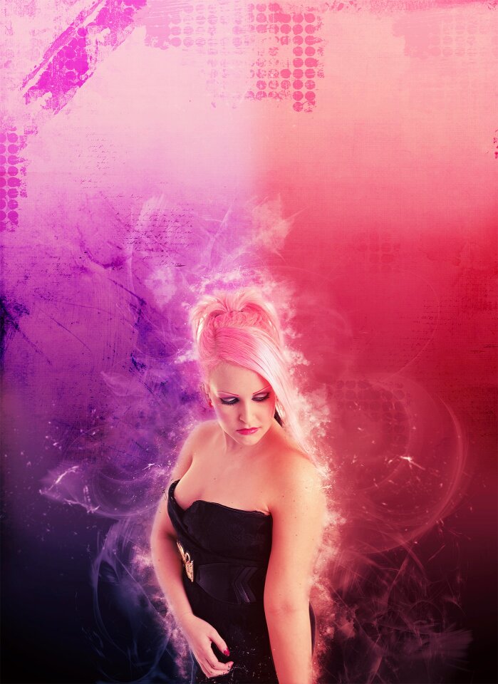 Trick the pink hair disco