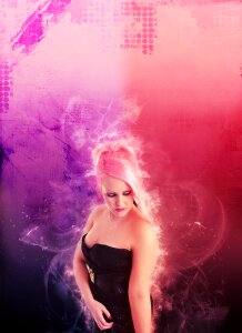 Trick the pink hair disco