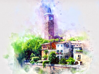 Architecture europe drawing