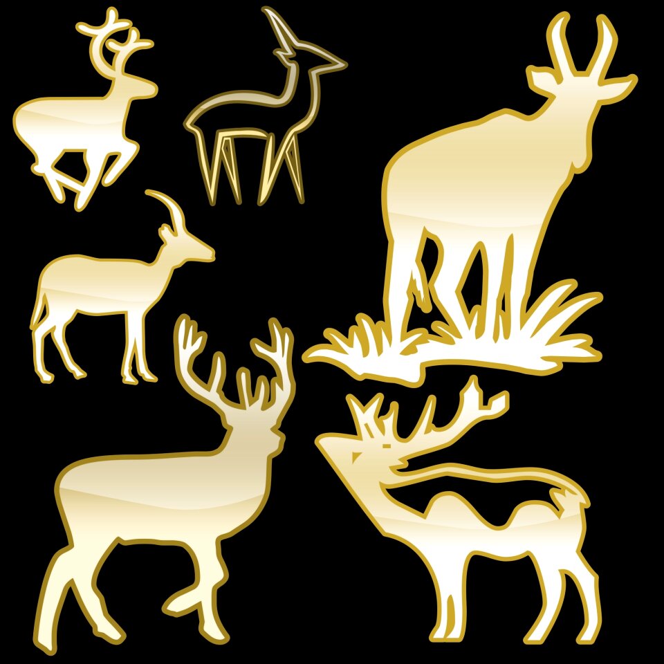 Horn vector Free illustrations