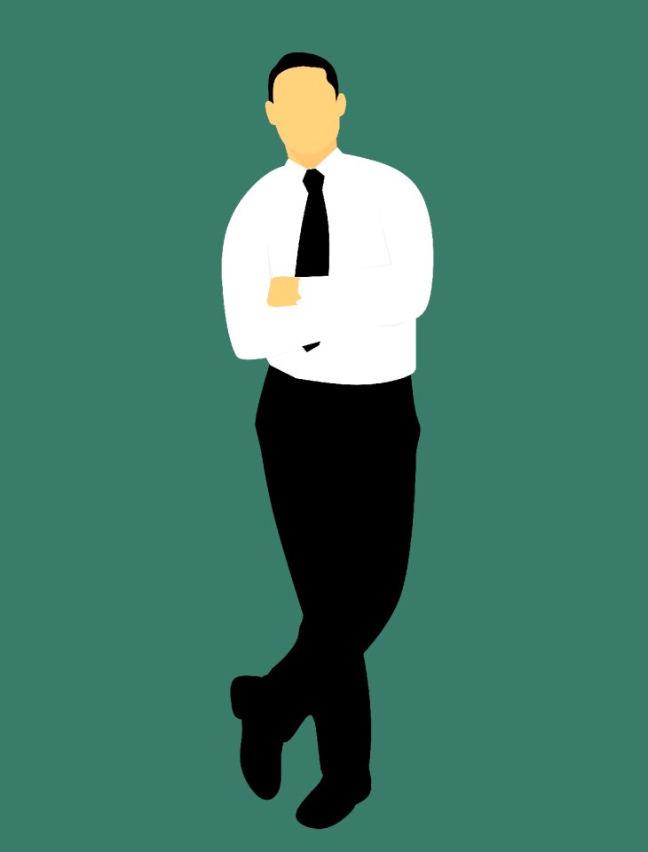 Standing people business