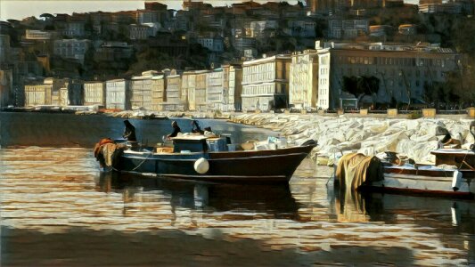 Boat painting Free illustrations
