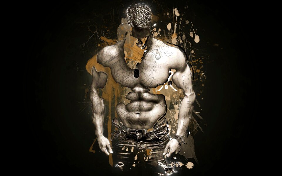 Bodybuilding photoshop body