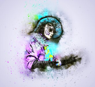 Art abstract watercolor