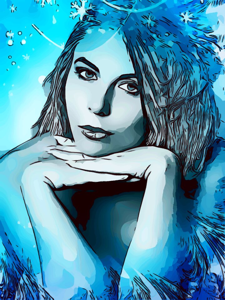Self love beautiful blue