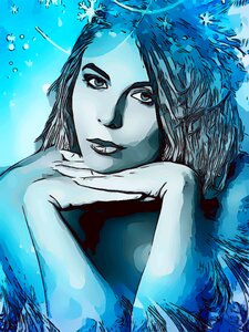Self love beautiful blue