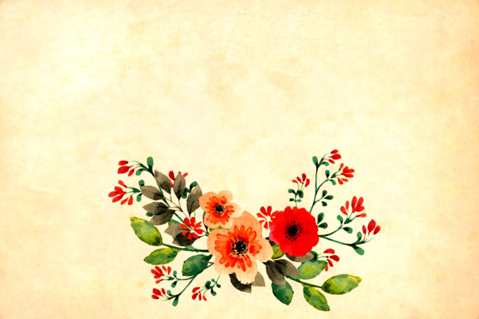 Roses bouquet floral