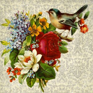 Animal romantic vintage