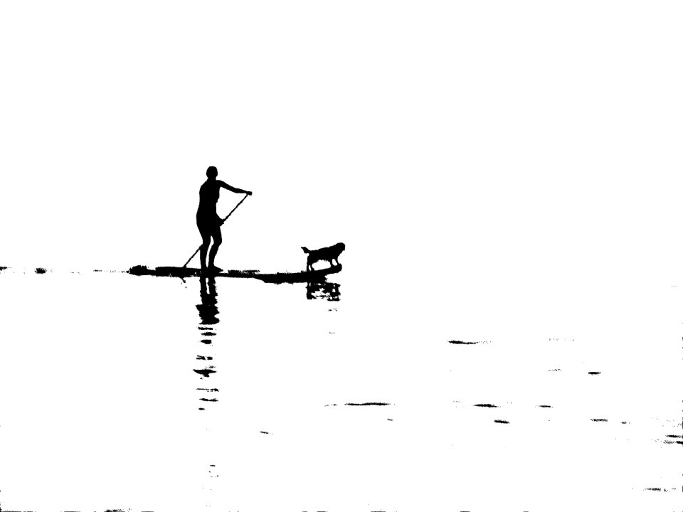 Background screen white black