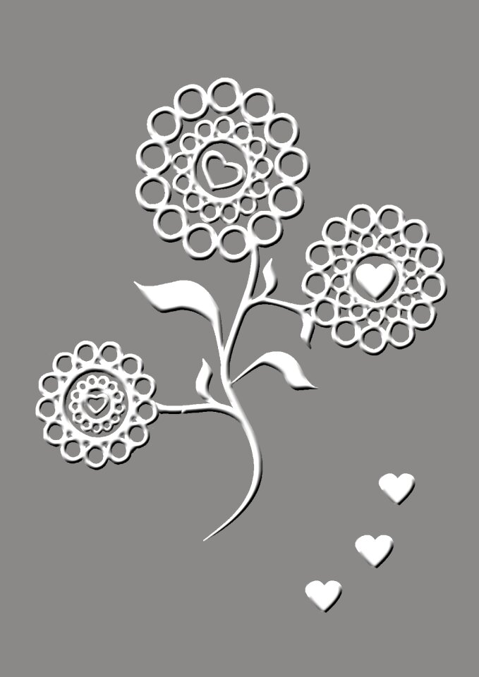 Symbol love blossom