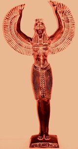 Isis egyptian statue Free illustrations