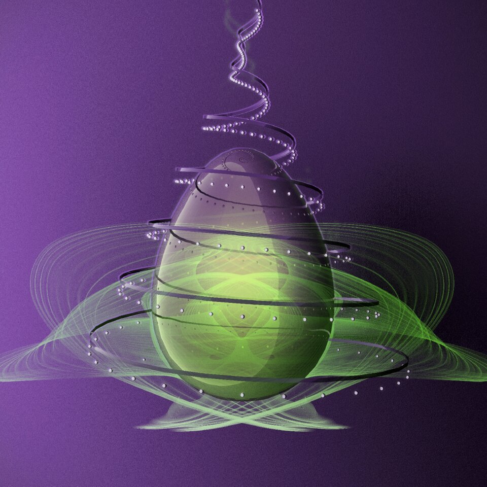 Easter eggs christmas ornaments Free illustrations