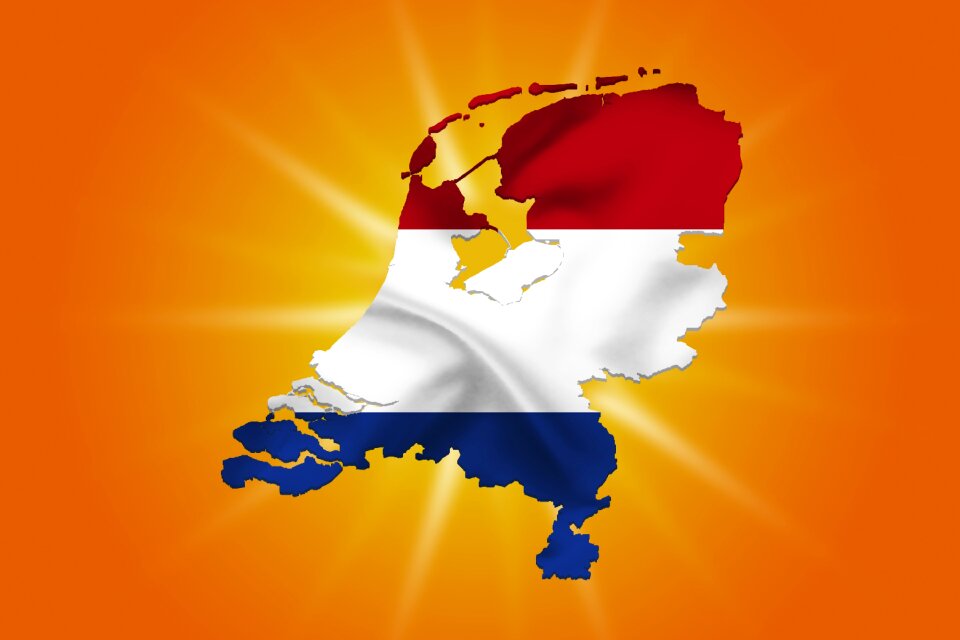 Netherlands europe map