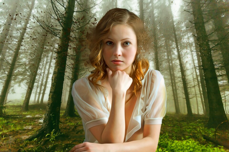 Beauty fantasy portrait
