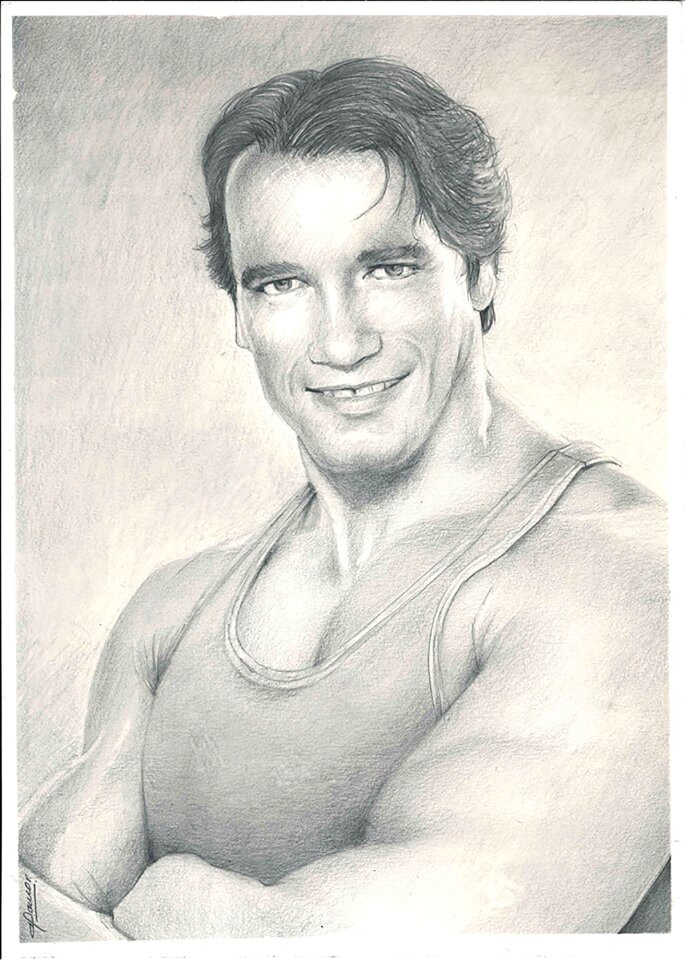 Art portrait painting