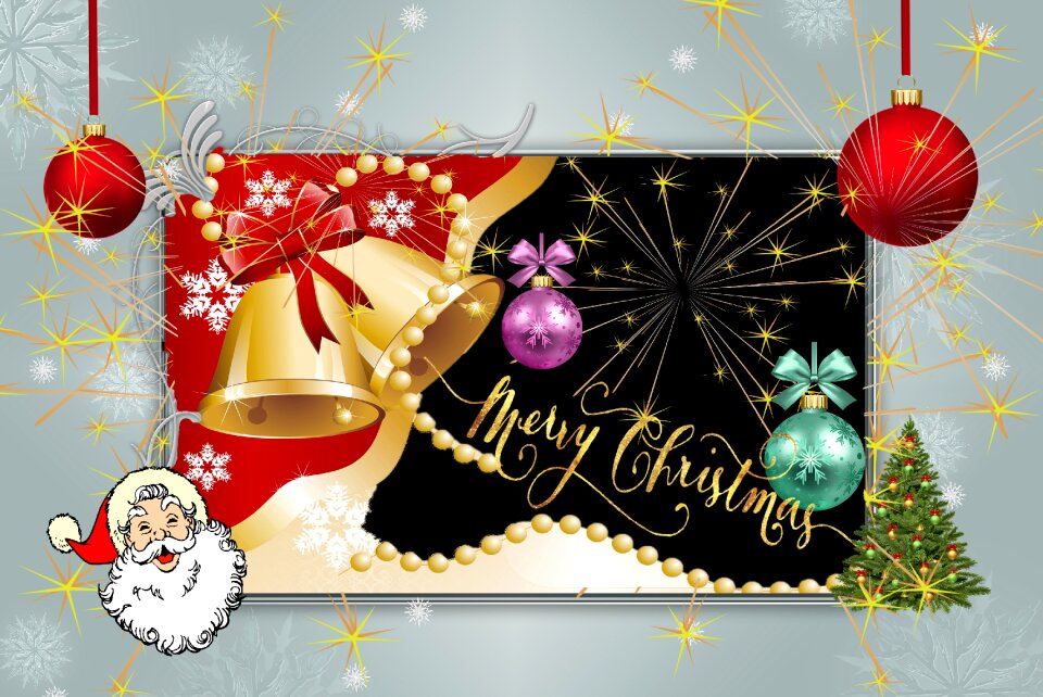 Snow creative santa claus