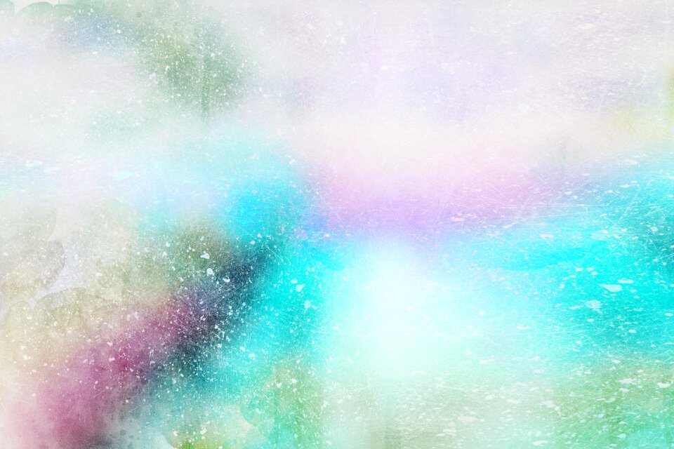 Watercolor vintage colorful