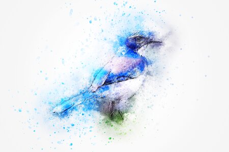 Abstract watercolor vintage