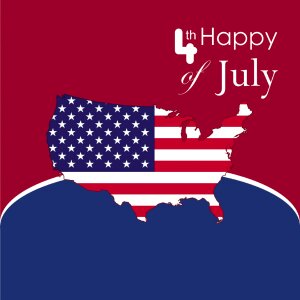 4th of july cover 4th of july social media posts Free illustrations