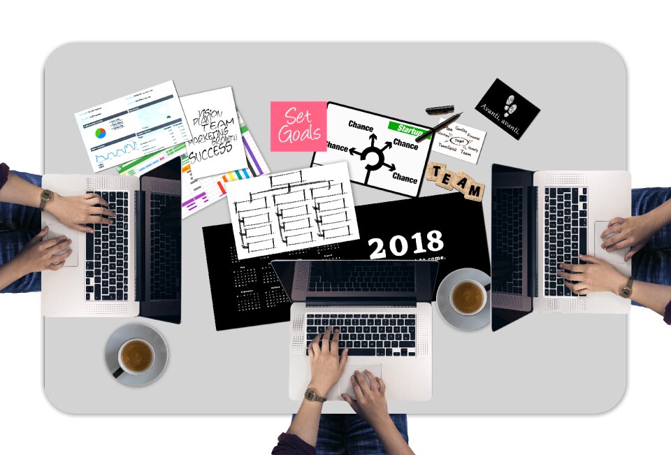 Hands planning office