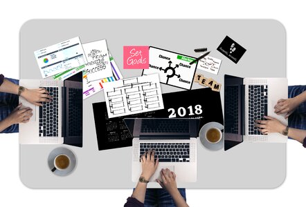 Hands planning office